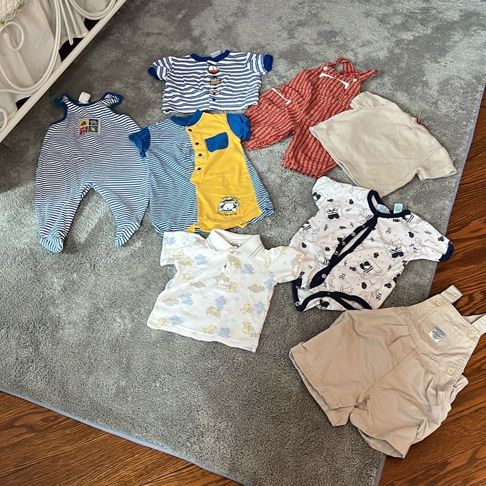 Bundle of boys 3-6 month clothes